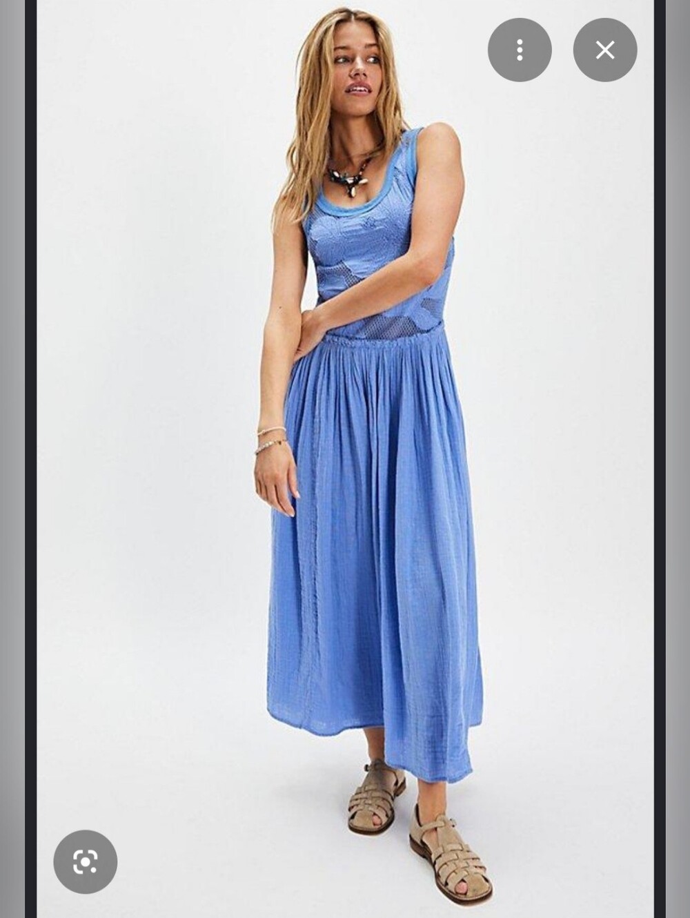 NWT Free People Pearl Floral Maxi Dress Size Xs Skye Combo.